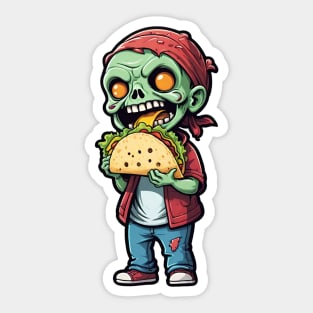 Taco Zombie 2 Sticker